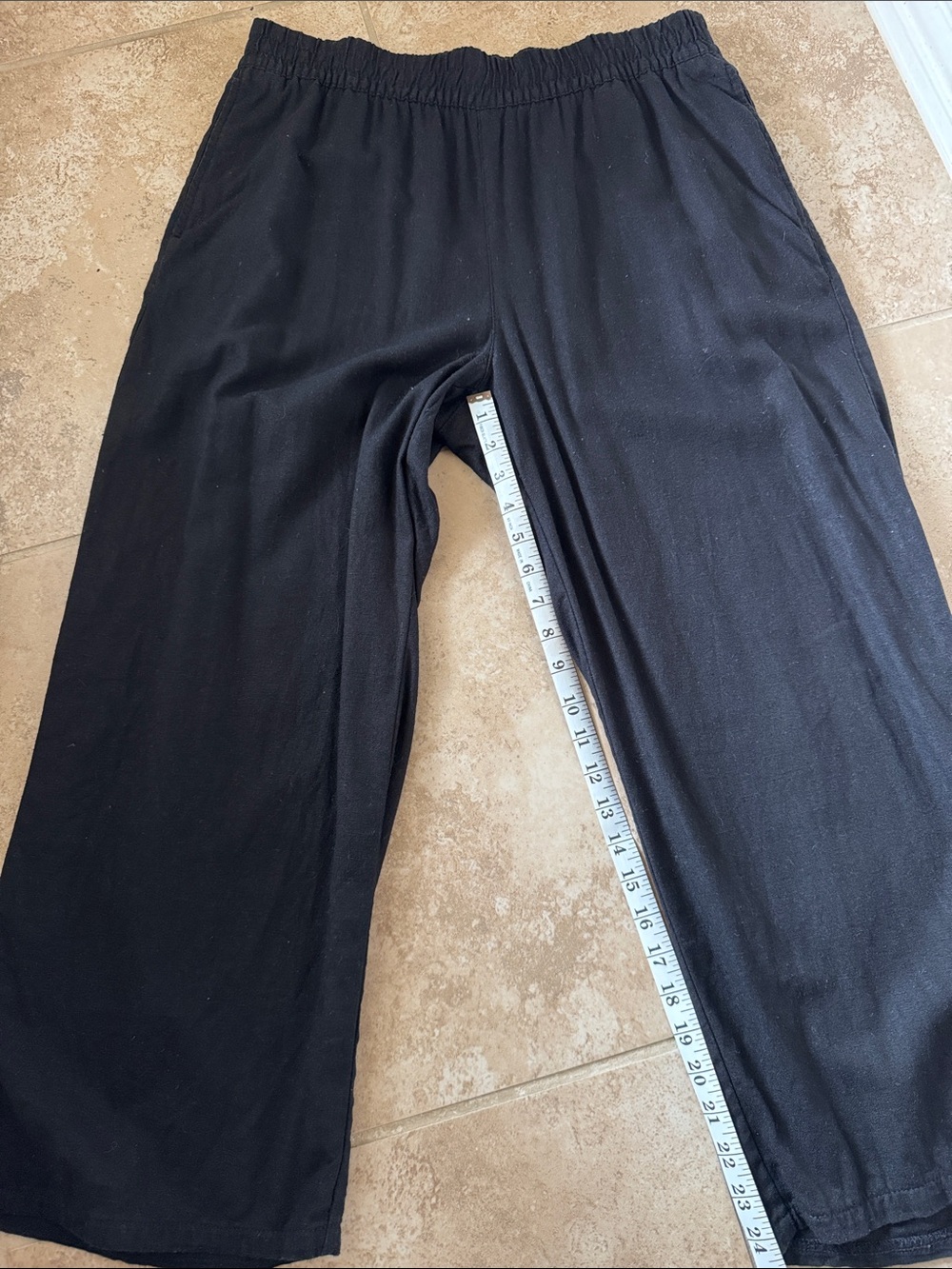 Old Navy Black High-Rise Wide Leg Pants